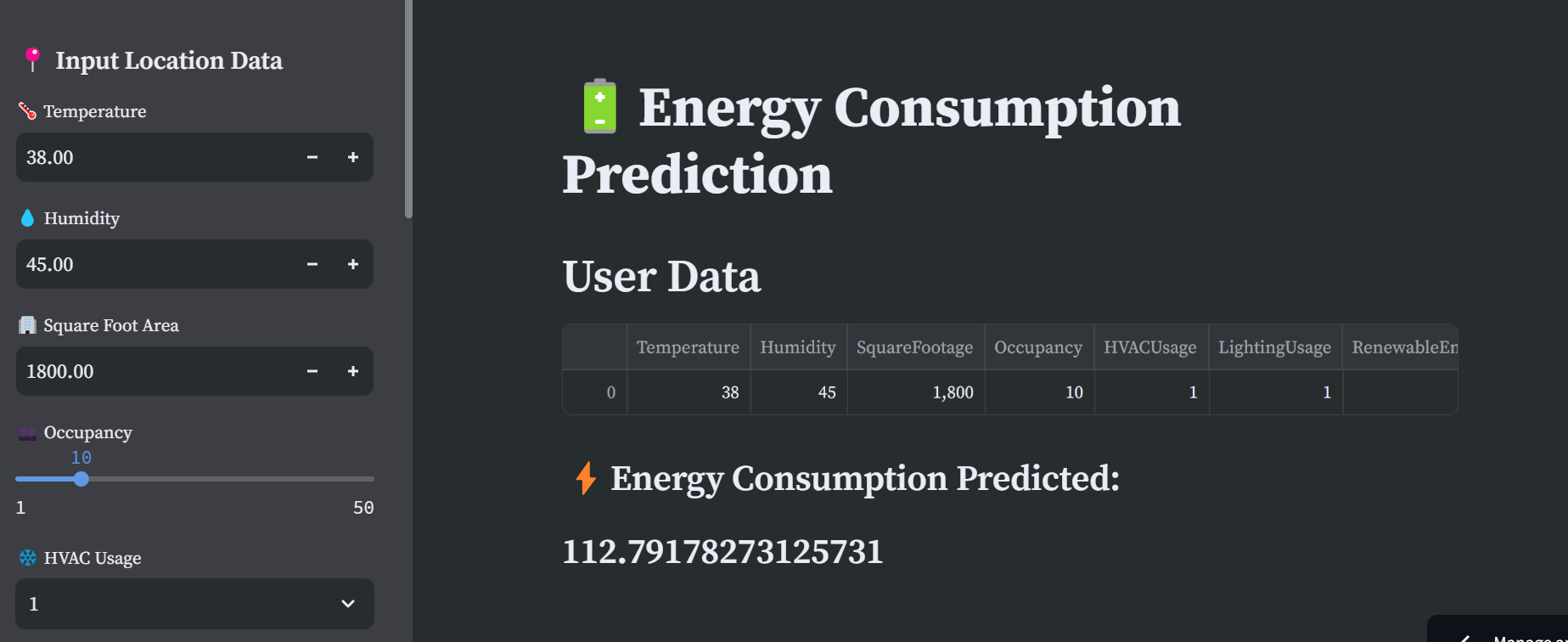 Energy Consumption